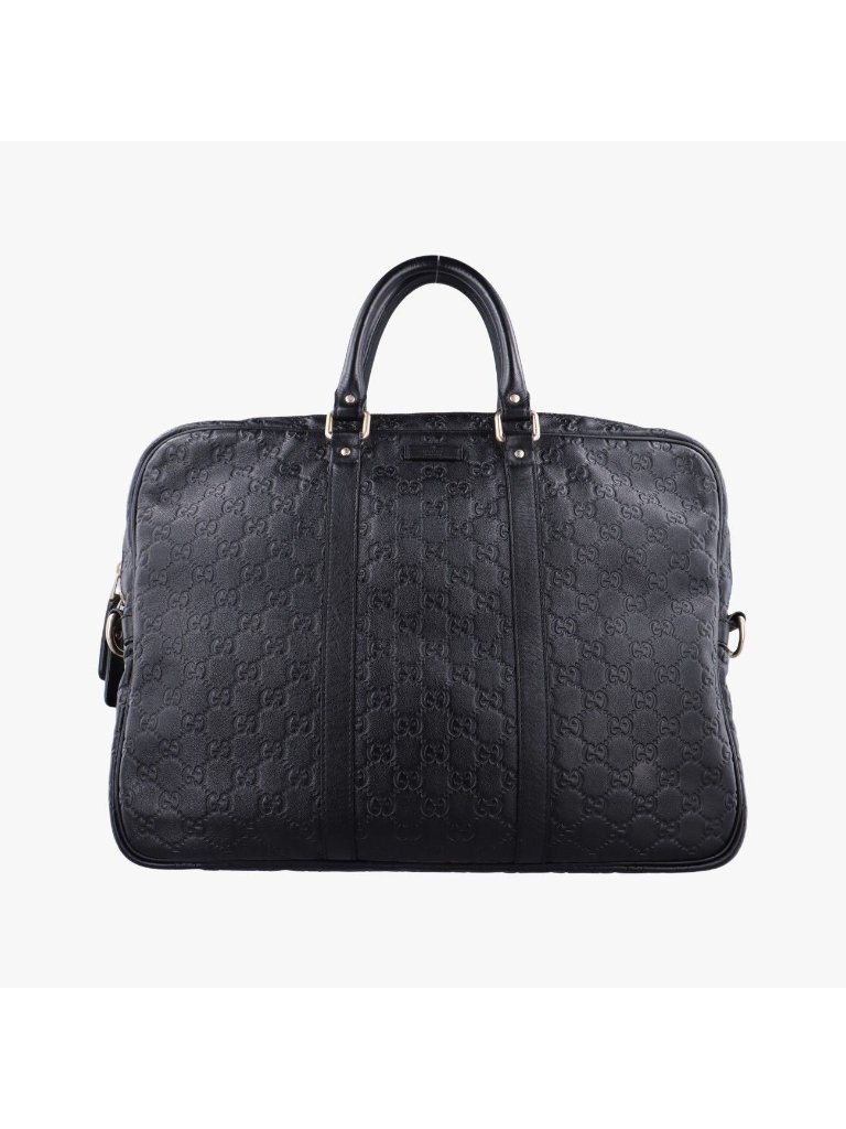 Gucci Diamante Black Leather